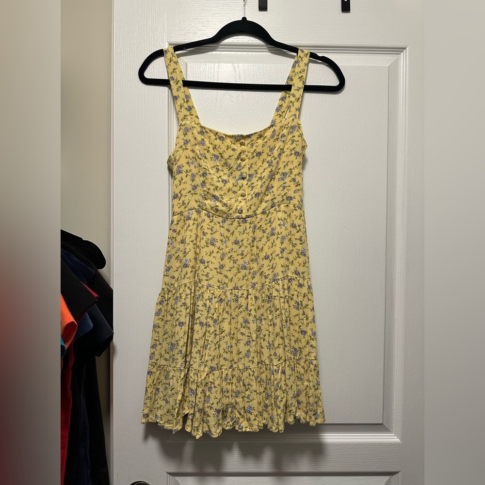 Yellow Floral Sundress